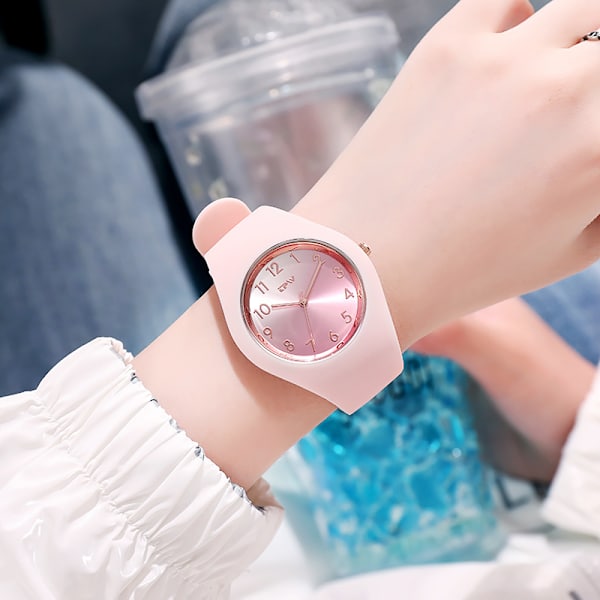 Damklocka Mode Tjej Student Par High-end Quartz Klocka