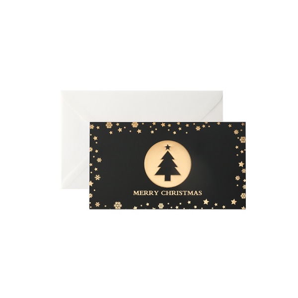 2 st julkort präglade gratulationskort stämplat gratulationskort ark (julgran + julflagga)