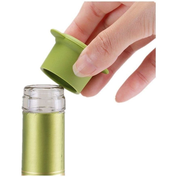 10 Husholdnings Rødvinsstopper Myk Silikon Forsegling Vinpropper Frisk Vinflaske Stopper Forsegling Aroma Flaske Stopper