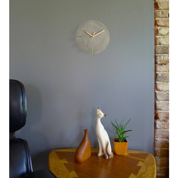 Nordic Industrial Style Cement Väggklocka Modern Creative Silent Clocks Väggdekor Klocka Watch Vardagsrum Reloj Present