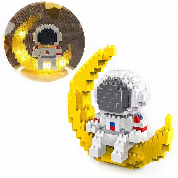 Astronaut Mini Building Blocks Micro Building Kit för barn och vuxna 12-1