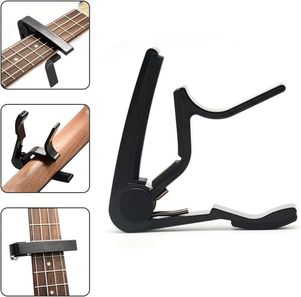 Capo Gitarr Transponeringsklämmor Ukulele Transponeringsklämmor Musikinstrument