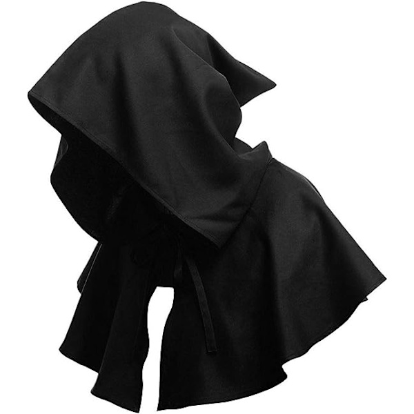 Halloween Grim Hætte Kappe Cosplay Kostumer Hætte Poncho A
