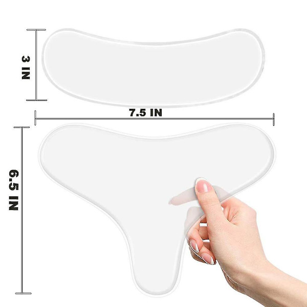 Anti Wrinkle Patches-anti Wrinkle Chest Silikon Pad, jämna ut din