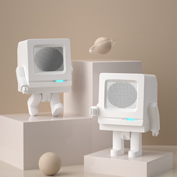 Creative Robot Speaker USB Charging Tws Surround Bass Speaker