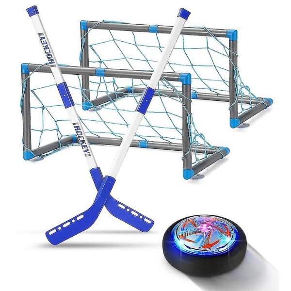 Rechargeable lce Hockey Stick Set Mini Suspension Ball 2 Goals For Kids Indoor GameSports Training Toys
