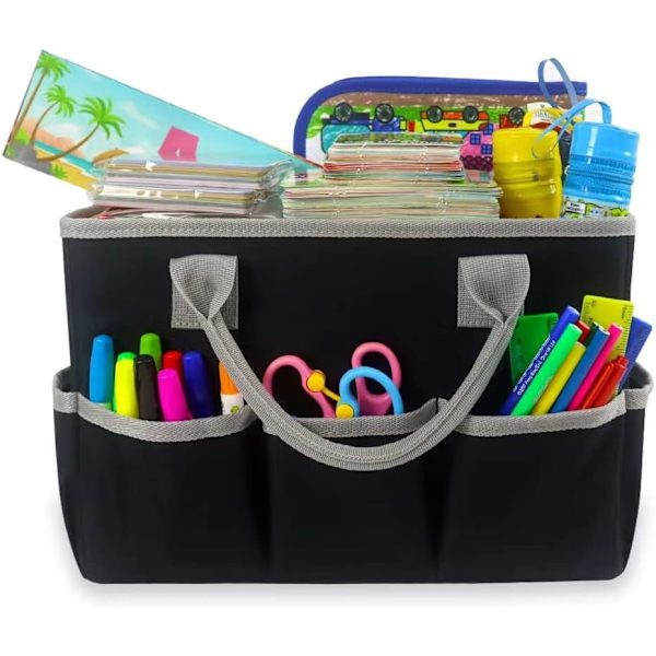 Desktop Taske og Lagerorganisering, Lærerhjælper Taske Organisering til Kunst, Bøger, Papirvarer osv., og Kontorbordsorganisering, Make-up Opbevaringstaske