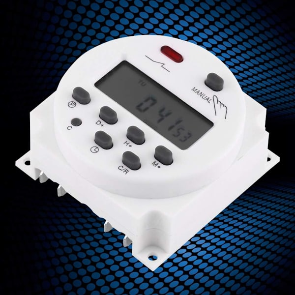 LCD Digital Timer Ukentlig Programmerbar Timer for Mikrodatamaskin Programmering og Timer-Programmering (110V)