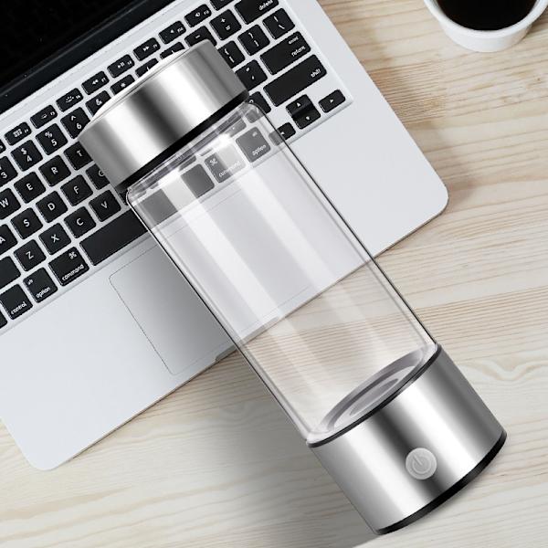 Hydrogen Generator Vattenflaska, Real Molecular Hydrogen Rich Water Generator Ionizer Maker Machine Flaska med Spe Chamber Technology Hydrogen Water