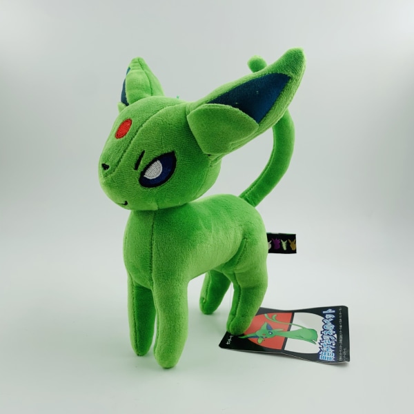 20cm Pokemon-pehmolelut Eevee Evolution Sylveon Flareon Jolteon Umbreon Vaporeon Pikachu Täytetty eläin Pehmeät nuket Lasten vauvalahja green