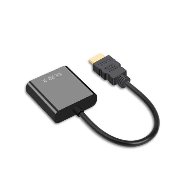 HDMI till VGA, guldpläterad HDMI till VGA-adapter (hane till hona) för