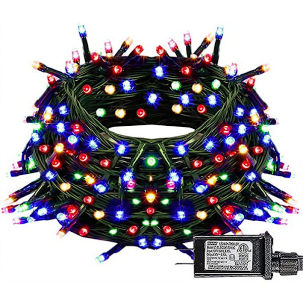 200 LED Outdoor Patriotic Lights, 66 ft. 4 juli Dekorativt