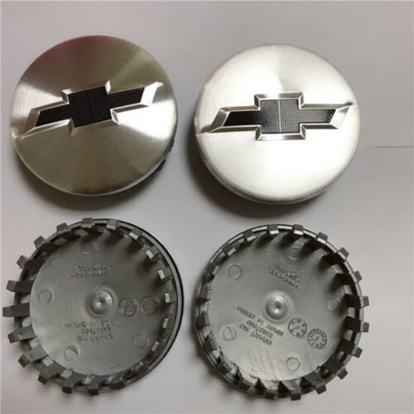 4x Pyörän keskiön pölykapselit harjattu Chevy Suburban Silverado 14-20 83mm 3.25\"