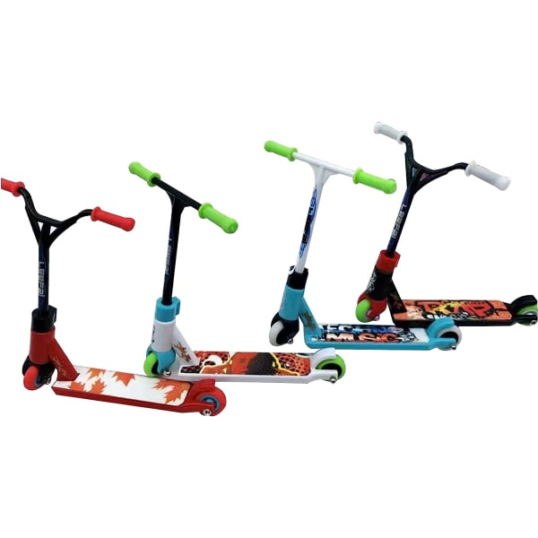 20 stk. Legeringsfingersparkesykkel med miniverktøy og tilbehør til fingerbrett, skateboard fingerleke for småbarn, tilfeldig farge