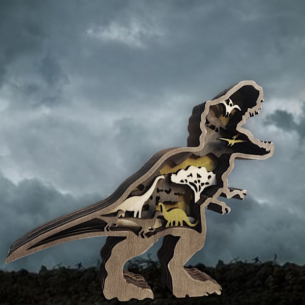 Skovdyr Træ Hjemmeindretning Nordamerikansk Multilayer Tyrannosaurus Rex