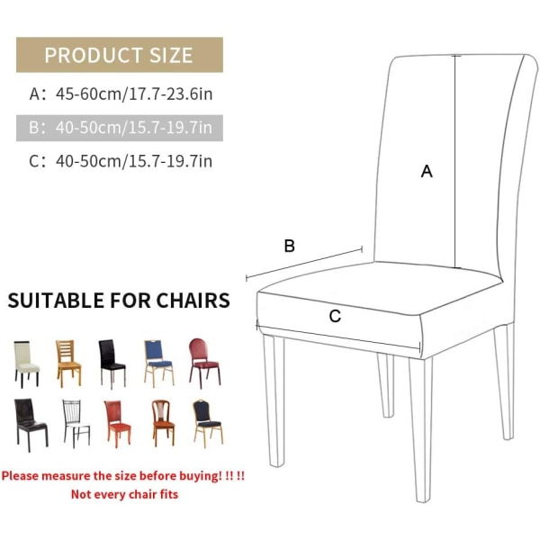 Julmatsalsöverdrag Set om 2, Stretch Xmas Parsons Chair Slipcovers Sätesskydd Tvättbar Spandex Köksstolsöverdrag för matsal,Chr