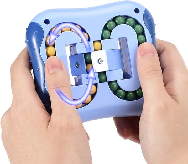 Fidget Spinner Leksaker Roterande Magisk Kubpussel, Hjärnteaser Sud