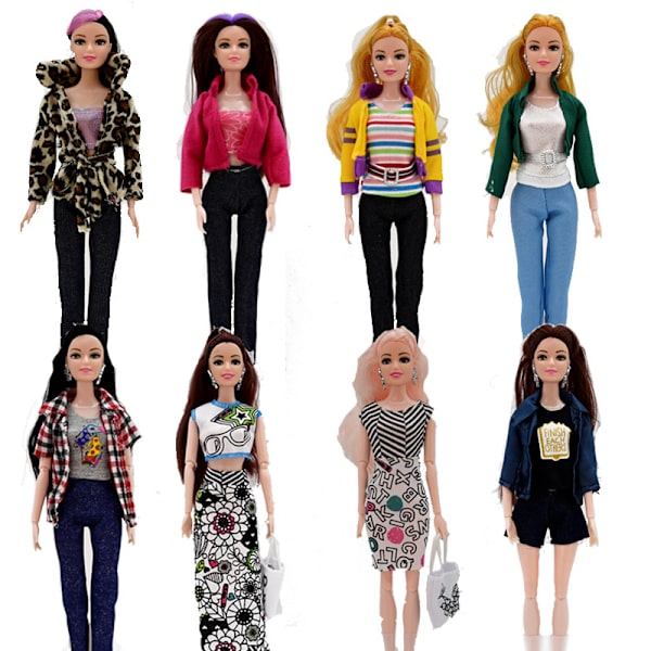 8-delat Bapyrene Princess Set Mode Simple Set Accessories