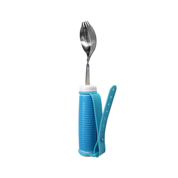 Easy Grip Spoon Anti-tremor Skötselredskap 360 roterande rostfritt stål sked äta för funktionshindrade skakningar