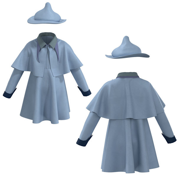 Harry Potter cos kläder Busbarton skoluniformer flickuniformer Flora Delacour cos