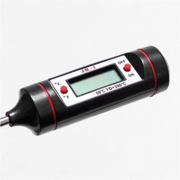 Matlagningstermometer Kökstermometer Kötttermometer Ultralång snabbläsningssond med °C/°F-knapp - Grill, BBQ, Biff, Godis, Mjölk, Vattenbad