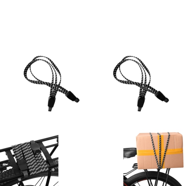 Elastiska bungee-snören med krokar, 4 st 3-i-1 bagagebandsremmar, cykelbungysträckare Cykelbagagerem