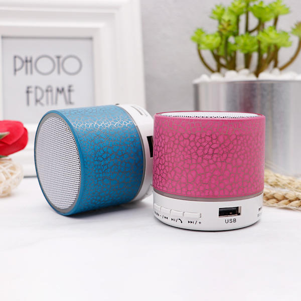 A10 Metallinen Bluetooth Audio Subwoofer Mini Teräskanuuna Langaton Korttikaiutin (2 kpl)