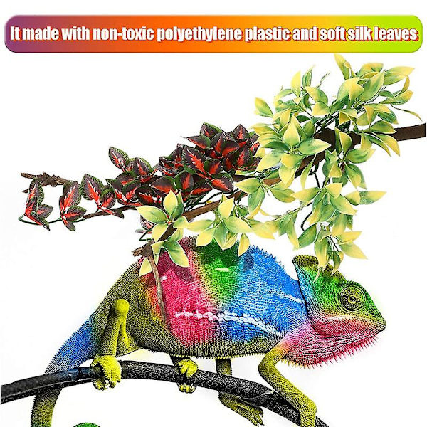 Konstgjorda reptilväxter Habitat som hänger med sugkoppar