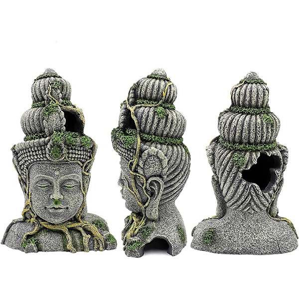 Nomal Dekorativ Buddha Akvariehule - 28,5 x 19,5 x 14 cm