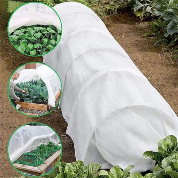 Växtskydd Frysskydd 8 ft x 25 ft flytande radöverdrag Trädgårdstyg Växtskydd för vinterfrost / solskydd mot skadedjur