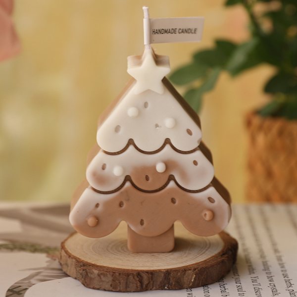 Seks kreative duftlys med juletre-duft for en romantisk julegave 8,2*6,7cm