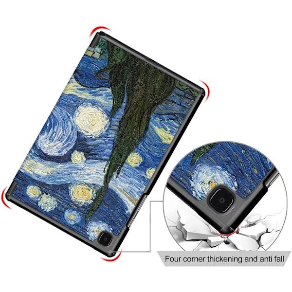 Samsung Galaxy Tab S6 Lite 10.4 2020 SM-P610 / SM-P615 Nettbrettdeksel, Slankt Tri-Fold Hardt Deksel for Galaxy Tab S6 Lite 10.4 tommer - Stjernehimmel