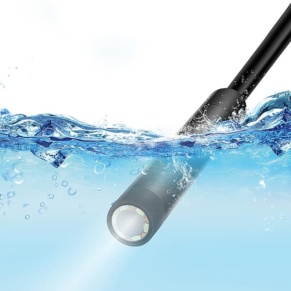 5 M USB Endoskopkamera 5,5 Mm Borescope Inspeksjons Snake Camera med LED-lys