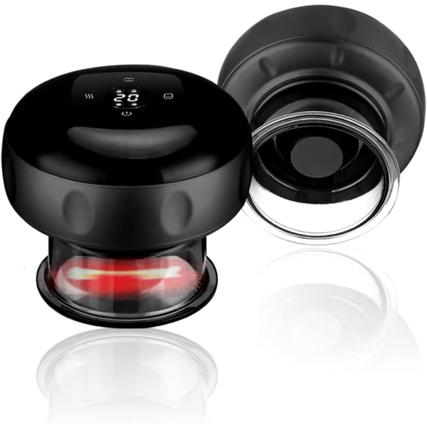 Smart Cupping Massager| Uppladdningsbar vakuumterapimaskin Infraröd värme för smärtlindring och borttagning av celluliter| Dynamisk set| (Standard