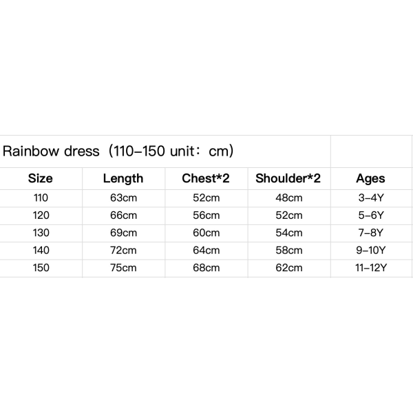 Smiling Critters Star Rainbow Rainbow Lace Kjol, Kjol + Axelväska 120