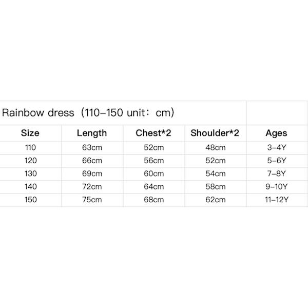Smiling Critters Star Rainbow Rainbow Lace Kjol, Kjol + Axelväska 130