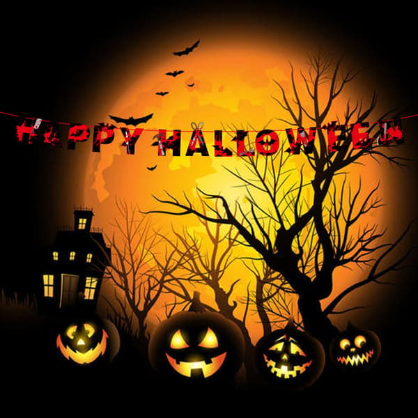 Halloween Pannband - 2 Pack Pumpa Hat Pannband för