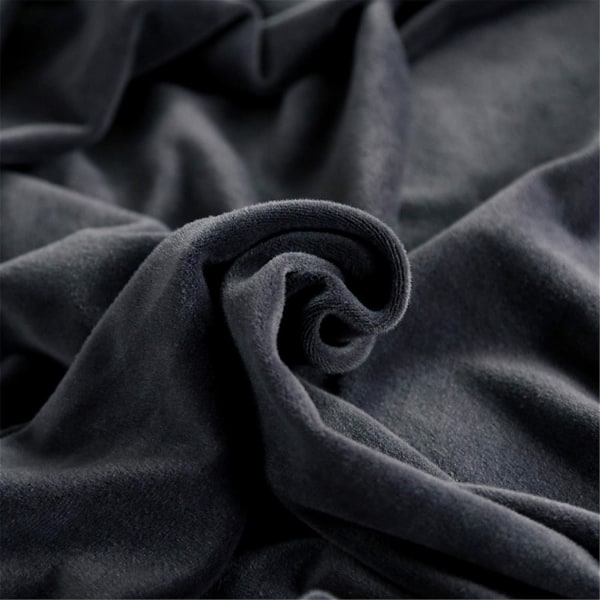 Armless cover med volangkjol högst stretchig futon bäddsoffa cover utan armfläckbeständig maskintvättbar liten (grå, M)