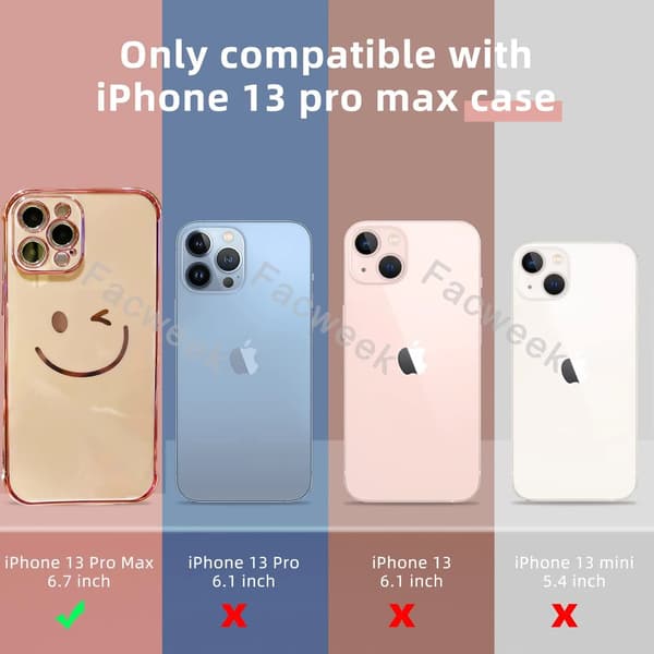iPhone 13 Pro Max Deksel, [Militær Grad Fallbeskyttelse] [Anti-Sc