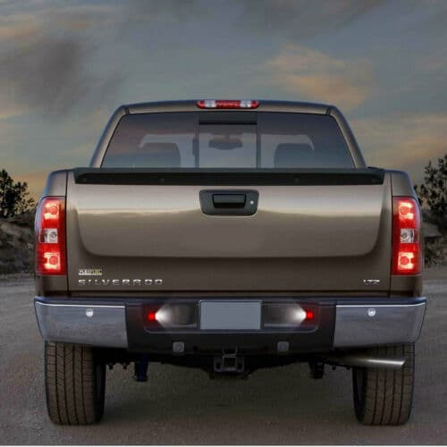 2× Vit LED-nummerskyltslampa Kit För Silverado GMC Sierra 1500 2500 3500