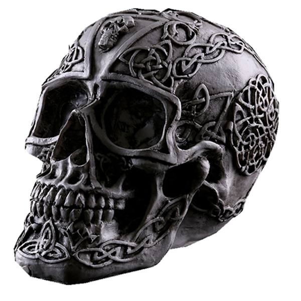Topic Indendørs Møbler Resin Kranie Menneske Skelet Statue Halloween Sjove Legetøj