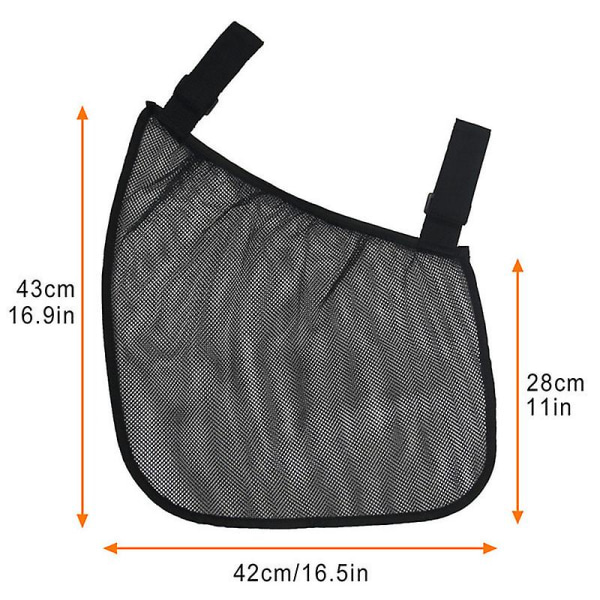 Til Opbevaring Side Sling, Universal Klapvognsnet og Organizer, Ekstra Klapvognsopbevaringsplads, Skridsikker