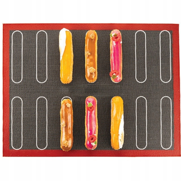 Silikonemåtte til brød eclairs kager NetPrice.co.uk 30 x 40cm