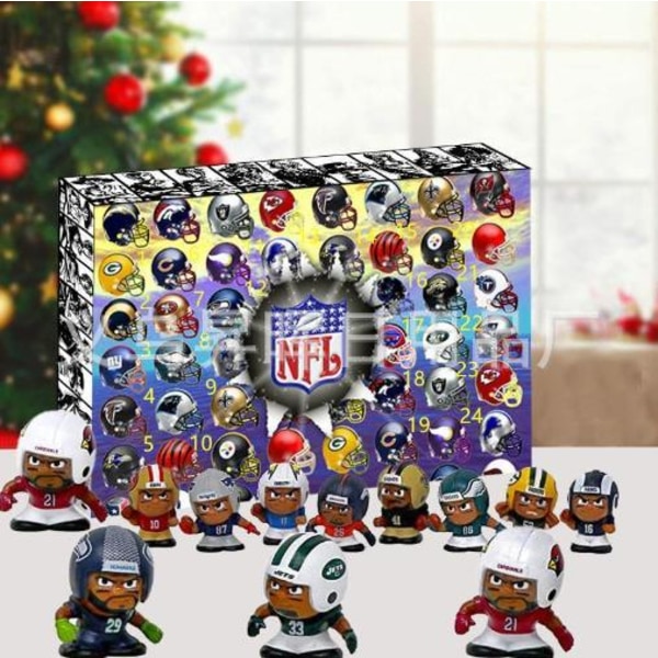 NFL Adventskalender 2024 Super Bowl Jul Advent Blind Boxar