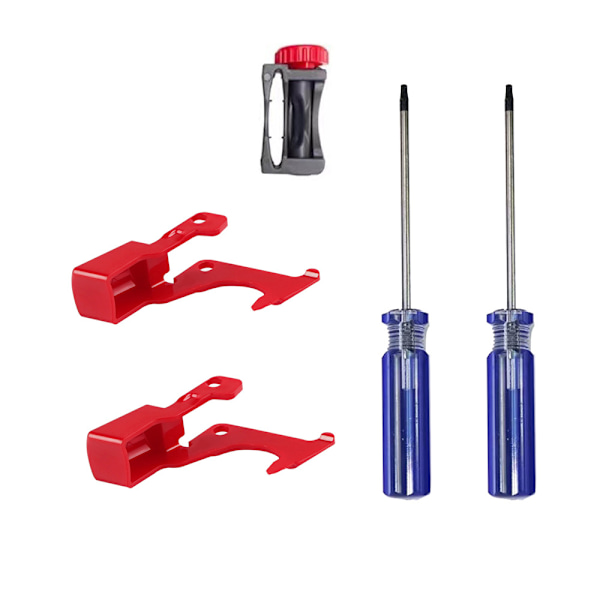 Trigger Switch Knapp Erstatning for V10V11 Sv12 Sv14 Støvsuger Rød switchButton Deler Kit set 3
