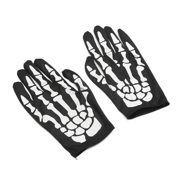 6-osainen Halloween-naamio kauhu luuranko leukanaamio luuranko aave g