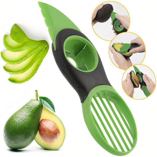 Multifunktionellt verktyg för köksprylar Avocado Cut Slicer-3in1