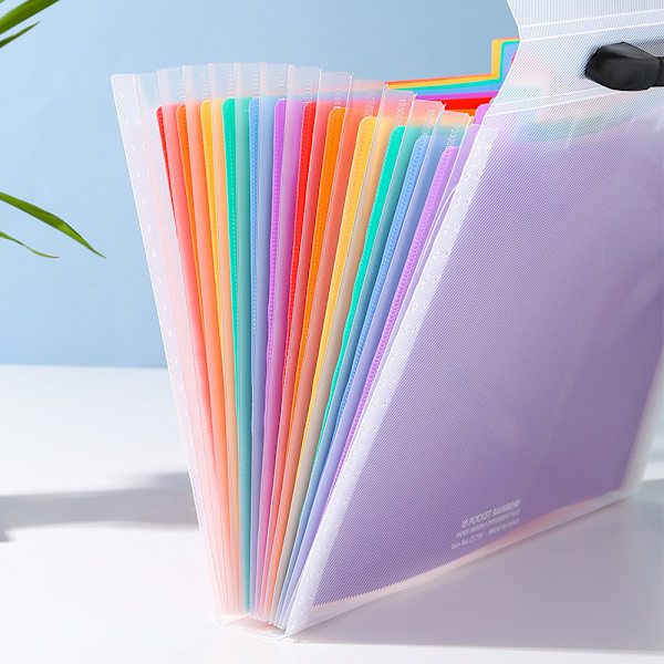 Dragspel Mapp Portable Document Organizer Keeper Pappersarkiveringsmapp