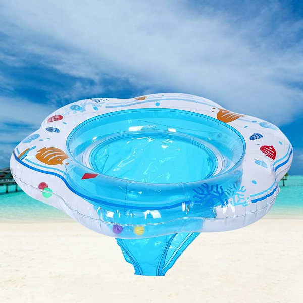 Baby Float Simring Baby Bojsits Uppblåsbar poolleksak (blå)
