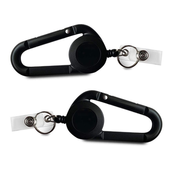 2st Easy Pull Spänne Infällbar Easy Pull Karbinhake Creative Keychain